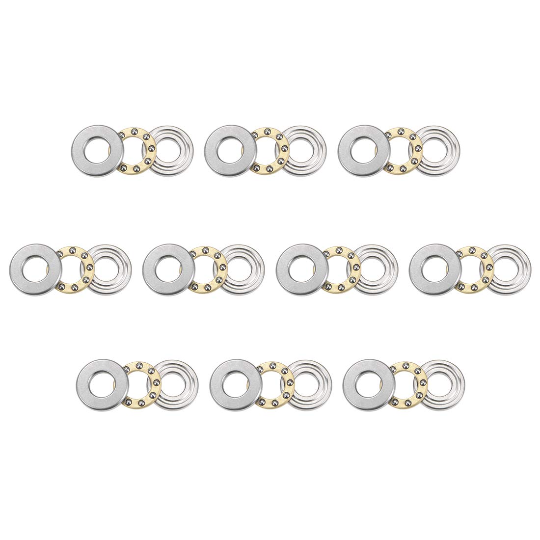 Thrust Ball Bearings - 3mm x 8mm Chrome Steel -9