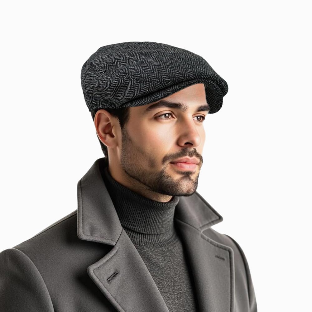 Newsboy Cap for Men/Women Newsboys Hat Men Beret Hats Soft & Comfortable Dress Beret Fashionable Caps for Daily Wear