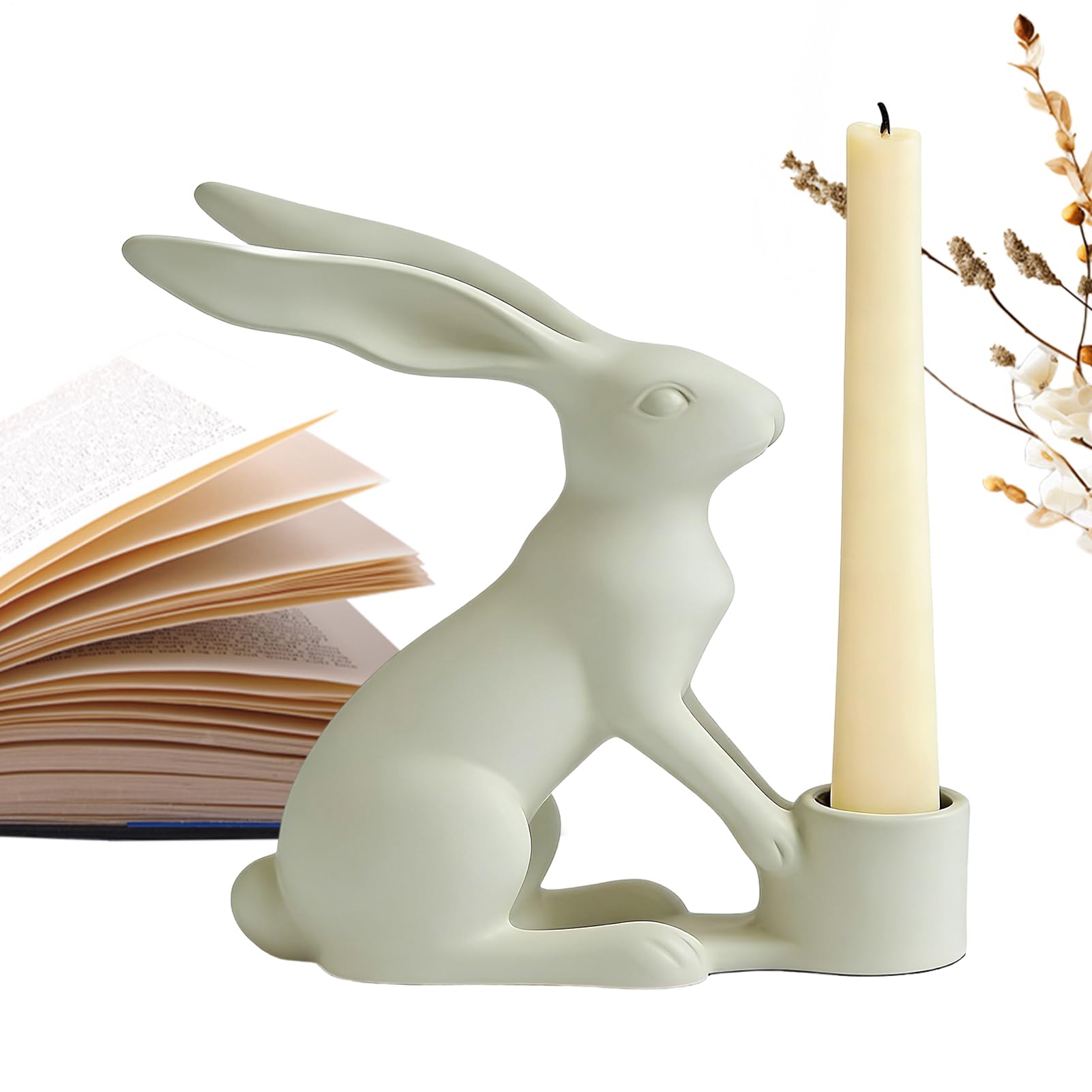 Figurines de lapin pour décoration d'intérieur et table de mariage champêtre
