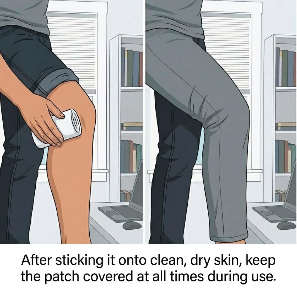 BluHeat Pain Relief Patches for Knee, Elbow & Ankle (pack of 4 pcs) 4+ hours of Heat Therapy || Safe and Natural Odour Free Air-Activated Long-Lasting Substitution for Hot Water Bags All Skin Types 4