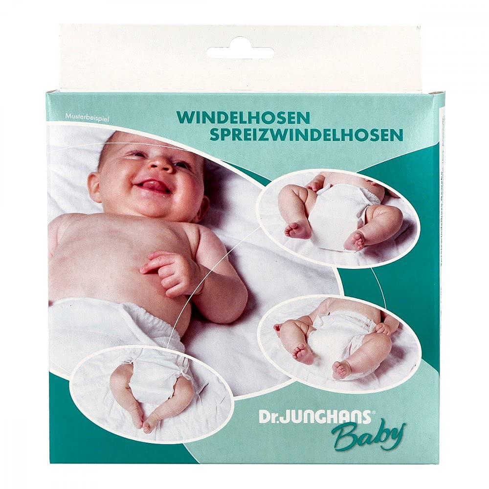 Dr. Junghans Medical 26601 Spreizhöschen Gewebe für Säuglinge, weiß