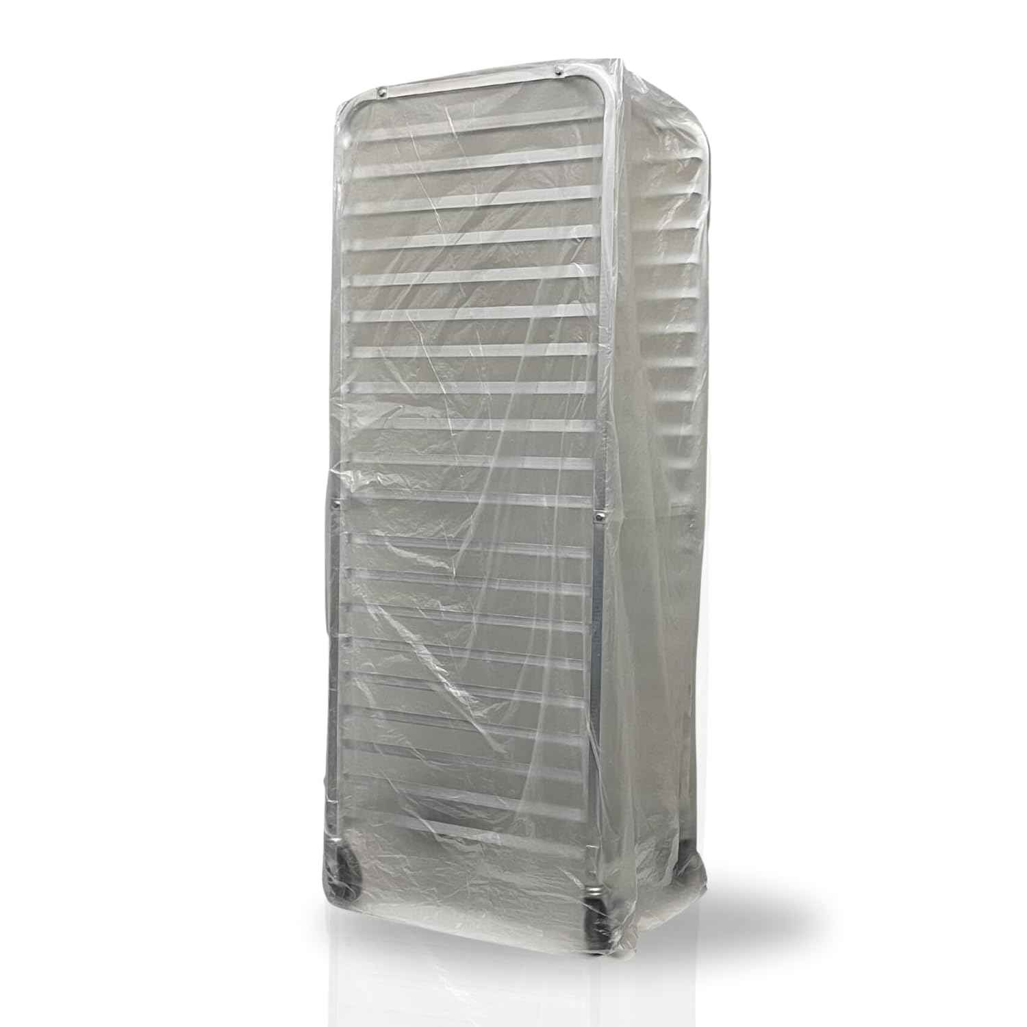 FSE Disposable Commercial Grade Sheet Pan/Bun Pan Rack Covers, 20.25" W x 26" D x 69" H, Clear, 50 Count