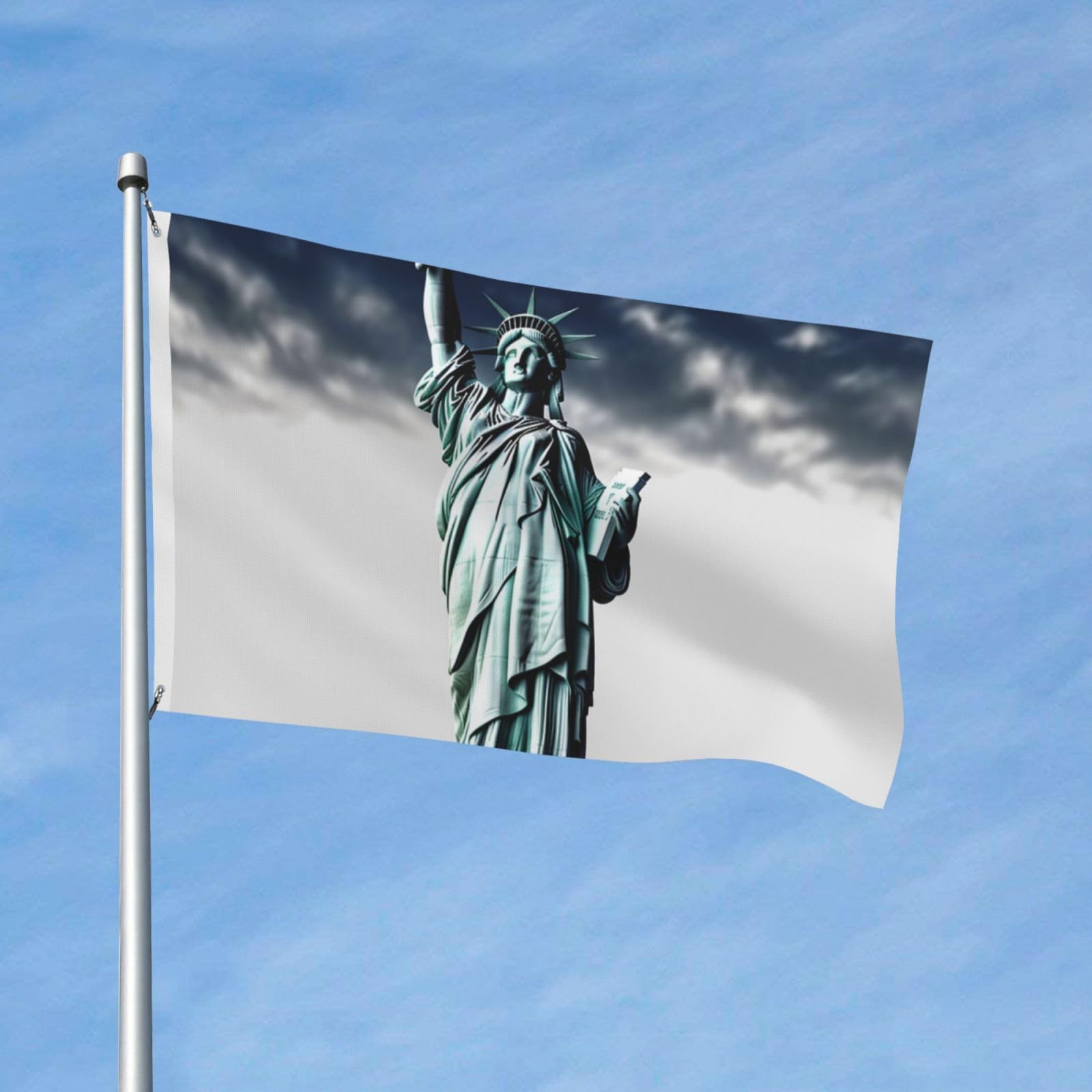 Flag 3 x 5 Ft Garden Flag Outdoor Flag Double Sided Vertical Flag Statue of Liberty All Weather Flags for Yard Outdoor Decor Holiday Banner Sign