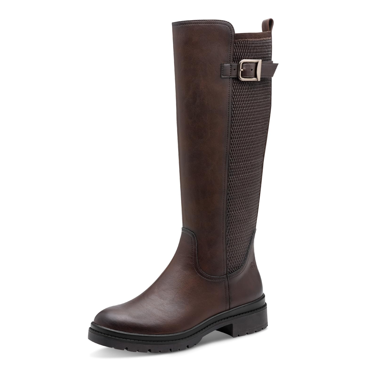 Tamaris Women's Long Boot Flat 1-25625-45 Knee High Boots, mahogany, 5 UK