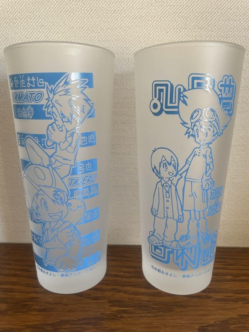 デジモンアドベンチャー グラス 2個セット デジモンアドベンチャー グラス2個セット - メルカリ