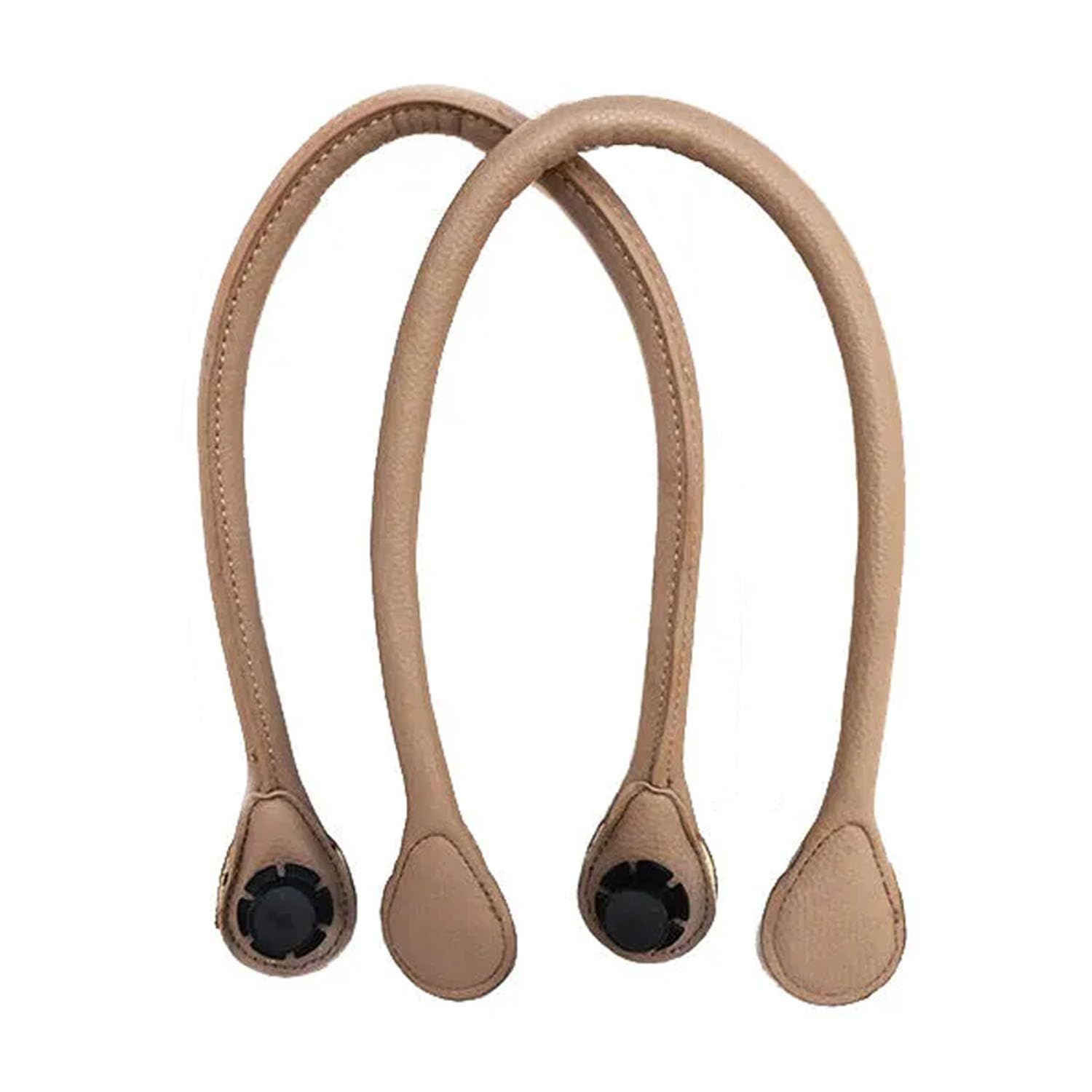 25.5" Replacement Bag Handle Straps - PU for Obag Canvas Rubber Bag EVA Tote Handbags Repair Accessories (Khaki)