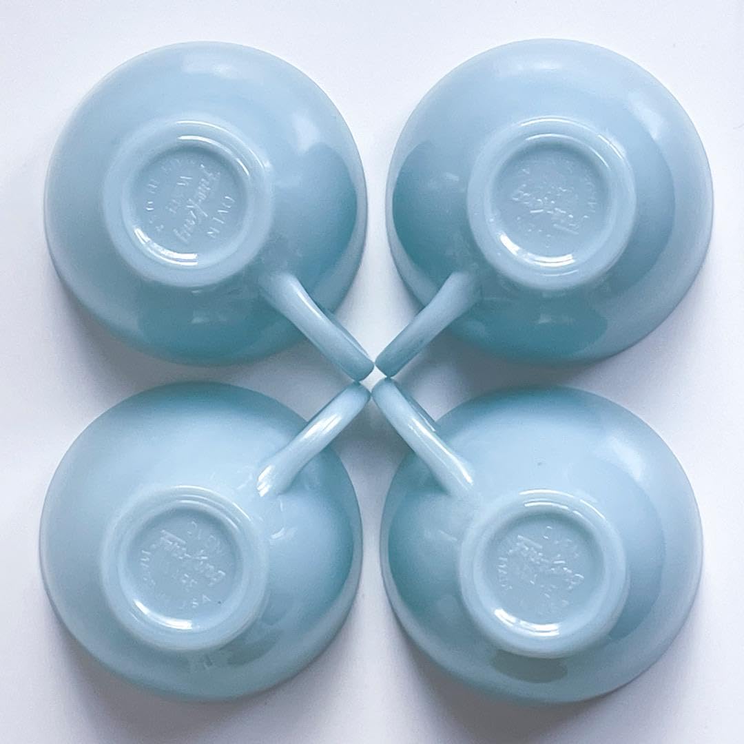 ファイヤーキング ターコイズブルー カップ＆ソーサー ４客 Amazon | ファイヤーキング ターコイズブルー カップ ソーサー 4