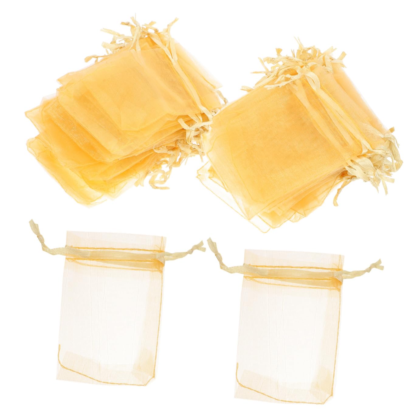 Sacchetti Regalo in Organza 100 Pezzi per Gioielli e Caramelle