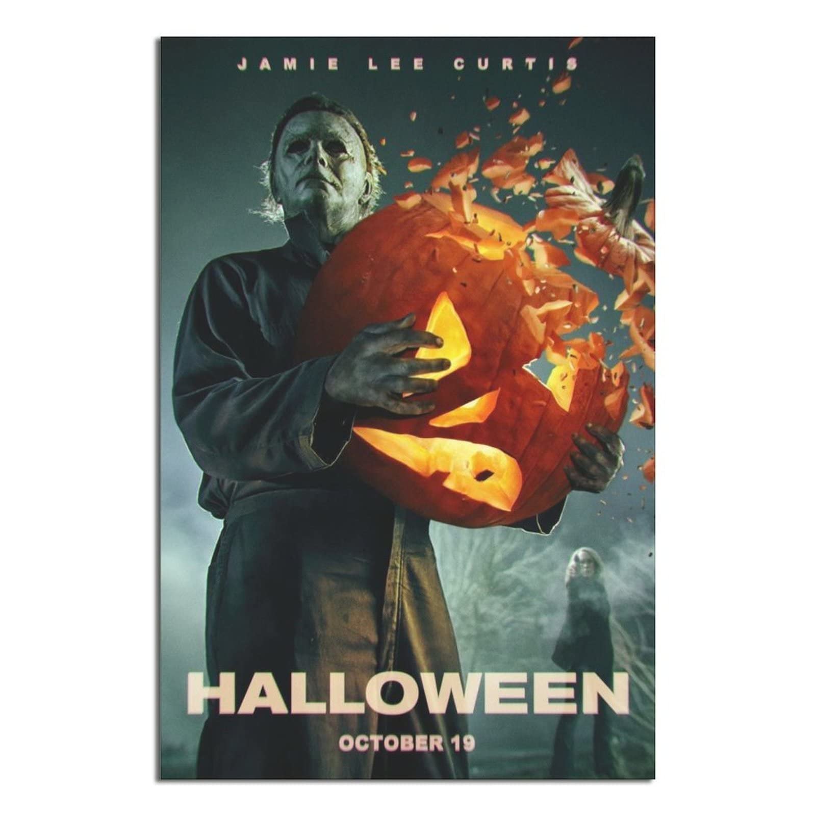 Horror Movie Poster Halloween Michael MyersOffice A Living Room Boys and Girls Bedroom Decorative Wall Decor Poster Gift12x18inchs(30x45cm)