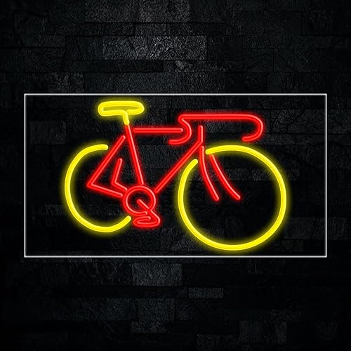 Letrero de neón LED de bicicleta 33 pulgadas de largo x 18 pulgadas de alto #30667