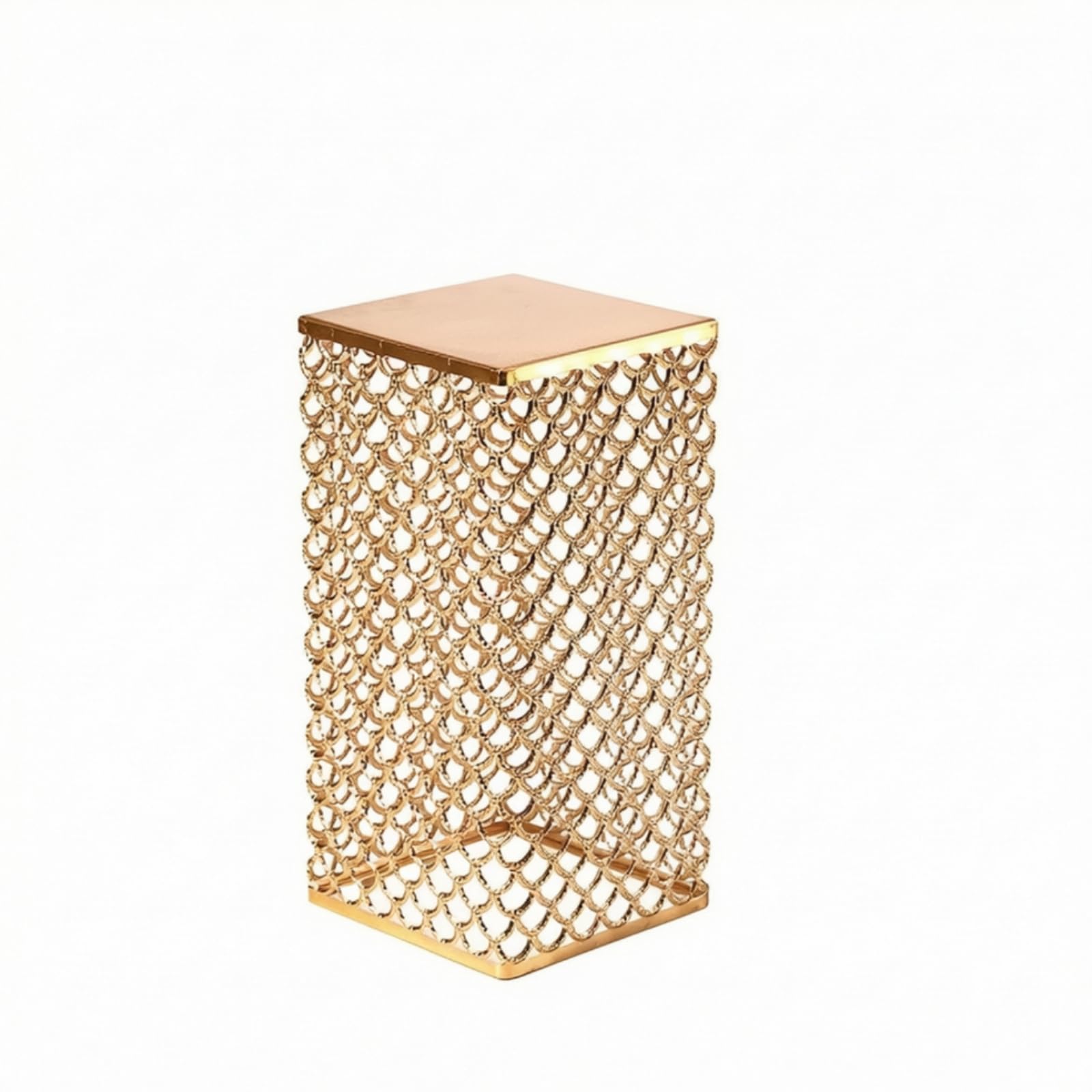 Hotel Display Stand Alzata Espositiva Metallo Supporto Riser Piedistallo in Ferro Spostabile Facile da Organizzare per , Oro , size to 12