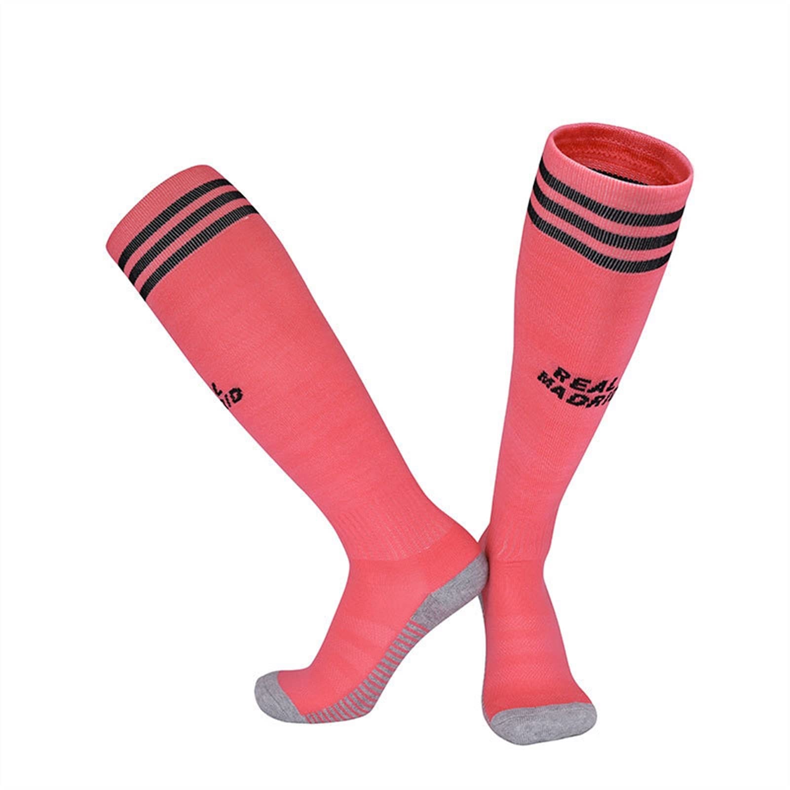 Calcetines de fútbol de tubo largo calcetines de baloncesto resistente al desgaste de la rodilla de nylon calcetines deportivos de la rodilla de sudor absorbente for correr calcetines de ciclismo calc