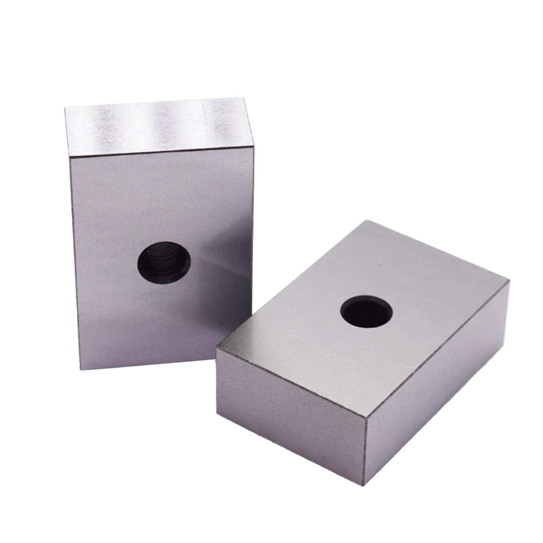 TJHSM 1 x 2 x 3 Blocks Single 1/2 Hole Matched Pair 123 Precision Ground Machinist Set Up Blocks-image-28