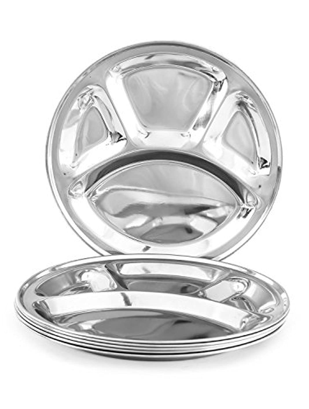 Buy King International Stainless Steel Plates, Stainless Steel Divided