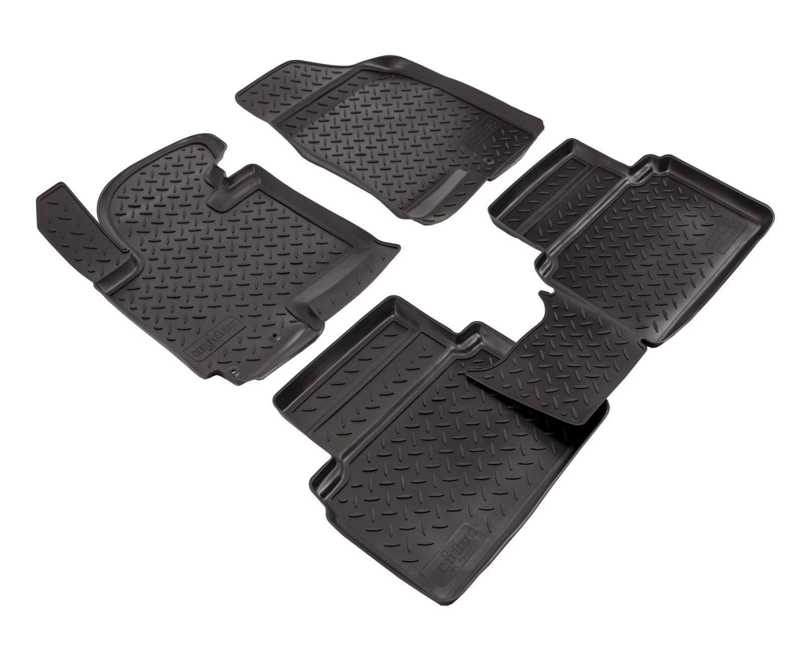 J&J AUTOMOTIVE | 3D Tappeti Tappetini Auto In TPE Gomma Su Misura Per Sportage (NQ5) dal 2021 5 pz, Bordo Alto, Inodore, Qualit? Premium
