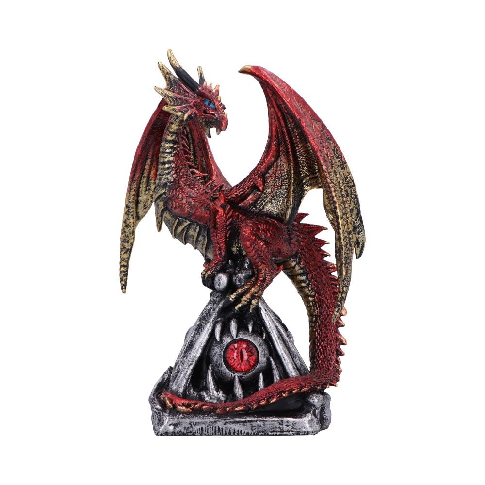 Nemesis Now Guardians Gaze Dragon Figurine, Fierce Flame Sentinel, Hand-Painted Fantasy Decor