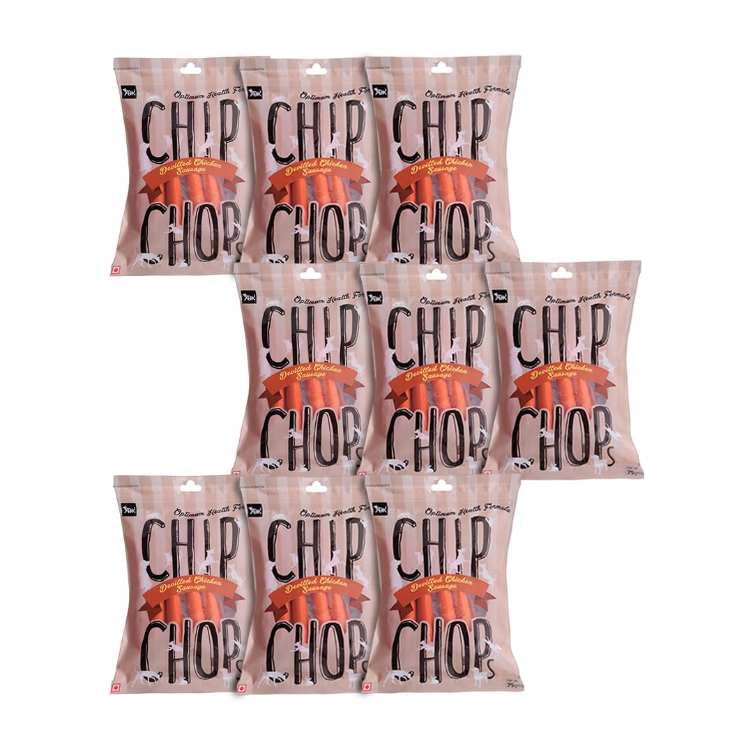 Chip Chops High in Protein, Nutritional and Healthy Devilled Chicken Sausages Dog Treats 70 g Pack (B07KG95HF2) Amazon Price History, Amazon Price Tracker