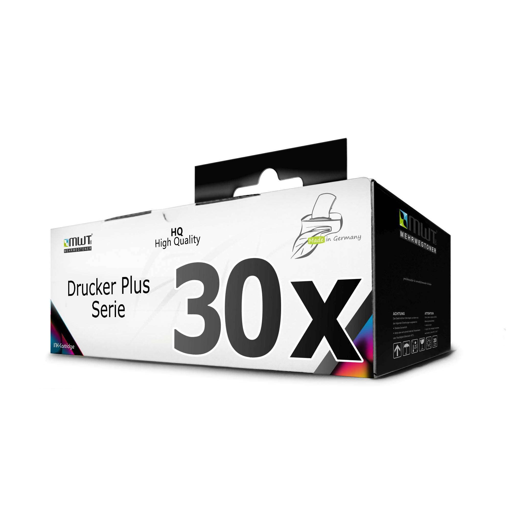 Mehrwegtoner Wkłady 30x kompatybilne z HP X451 X476 X551 X576 zastępuje 970XL 971XL CMYK o 15% większej wydajności