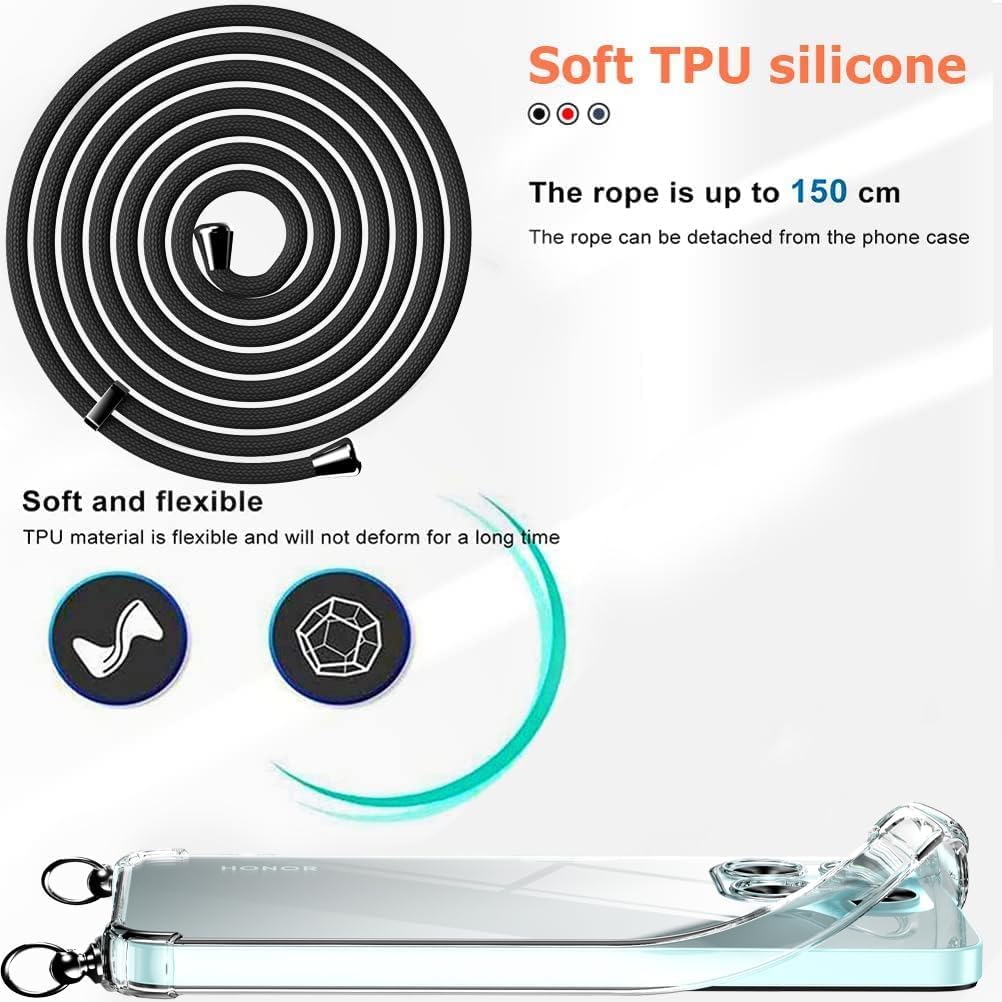 Custodia Morbida In Silicone Trasparente Per Honor X6B - Antiurto E Sottile