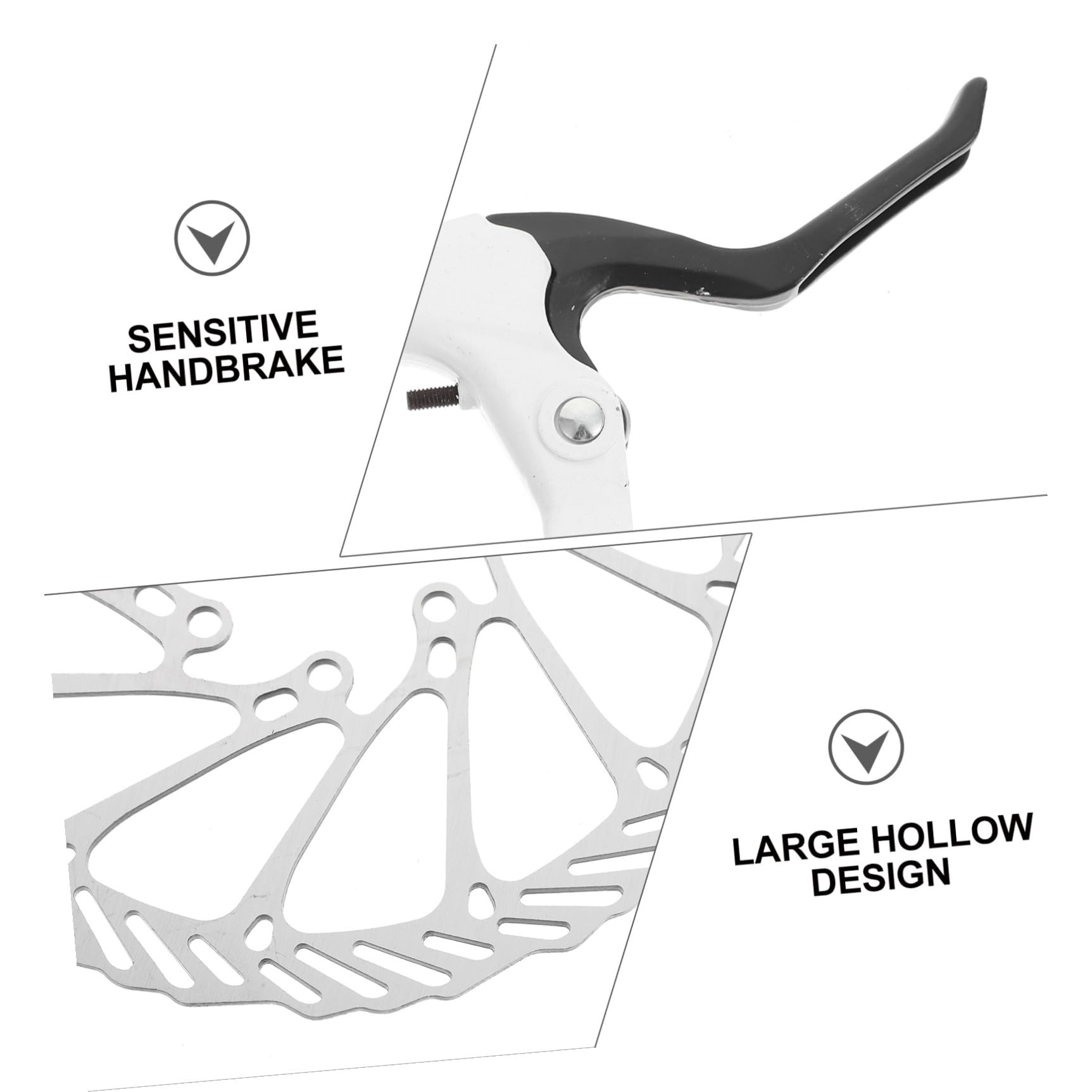 Abaodam Pastillas de Freno para Bicicleta de Montaña y Carretera de Freno de Disco Duraderas con Diseño Alta Resistencia Buena Disipación Térmica Compatibles y Traseros