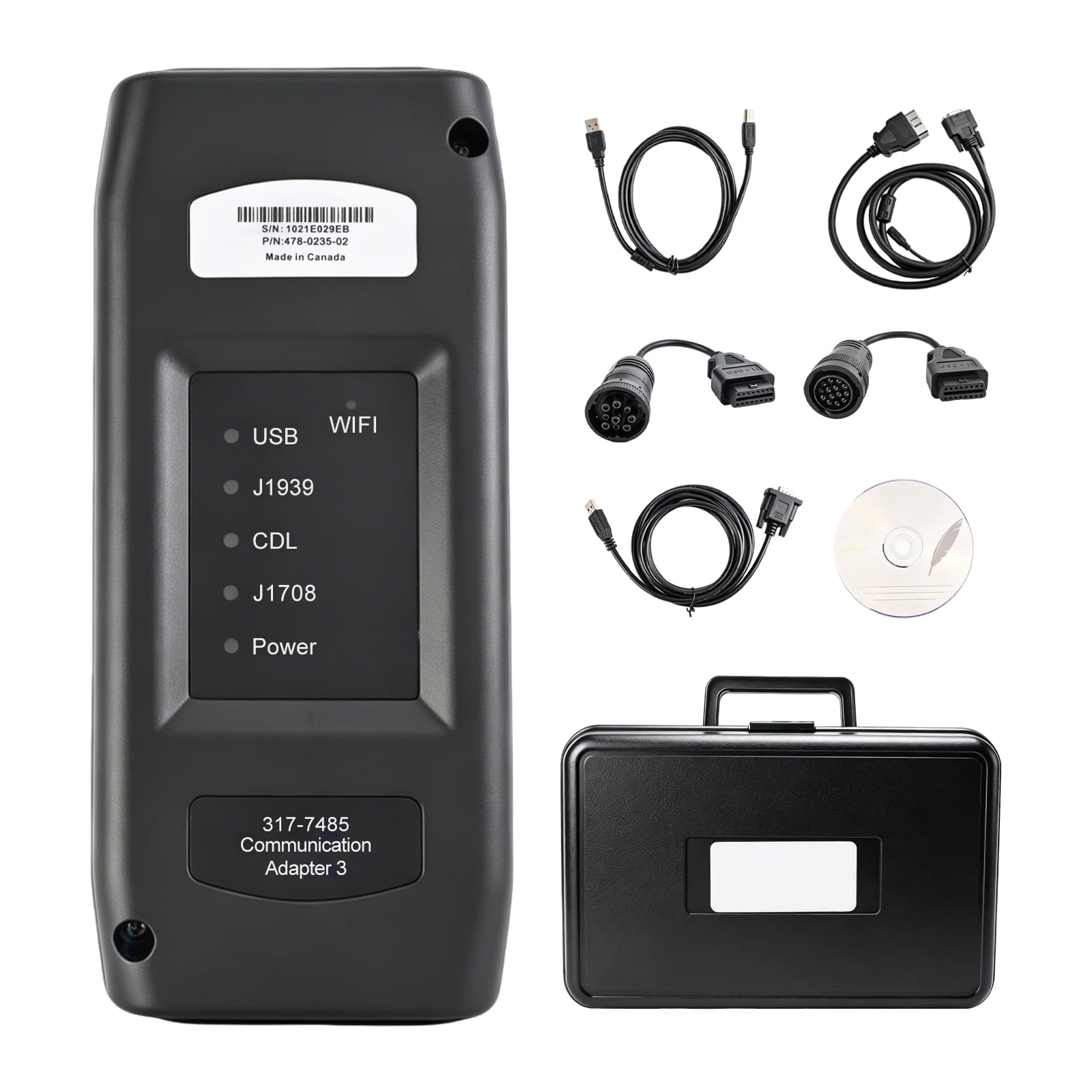 ET3 Communication Adapter 3 Tool 317-7485 Diagnostic Adapter 2026A V1.0 Software for CAT Heavy Equipment-Trucks, Excavators, Air Compressors, Ships, Drilling Rigs (ET3 with Software 2026A)-image-24