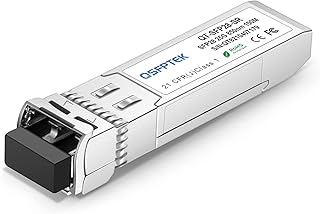 QSFPTEK 25G SFP28 Module, 25GBASE-SR Optical SFP Transceiver, VSEL+PIN Multi-Mode Mini gbic for Cisco SFP-25G-SR-S (850nm, 100m, with DDM)