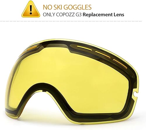 Miniatura 2 de COPOZZ Ski Goggles Kids, Youth Snowboard Goggles for Boys Girls Toddler Age 2-12,OTG UV400 Helmet Compatible Skiing Equipment