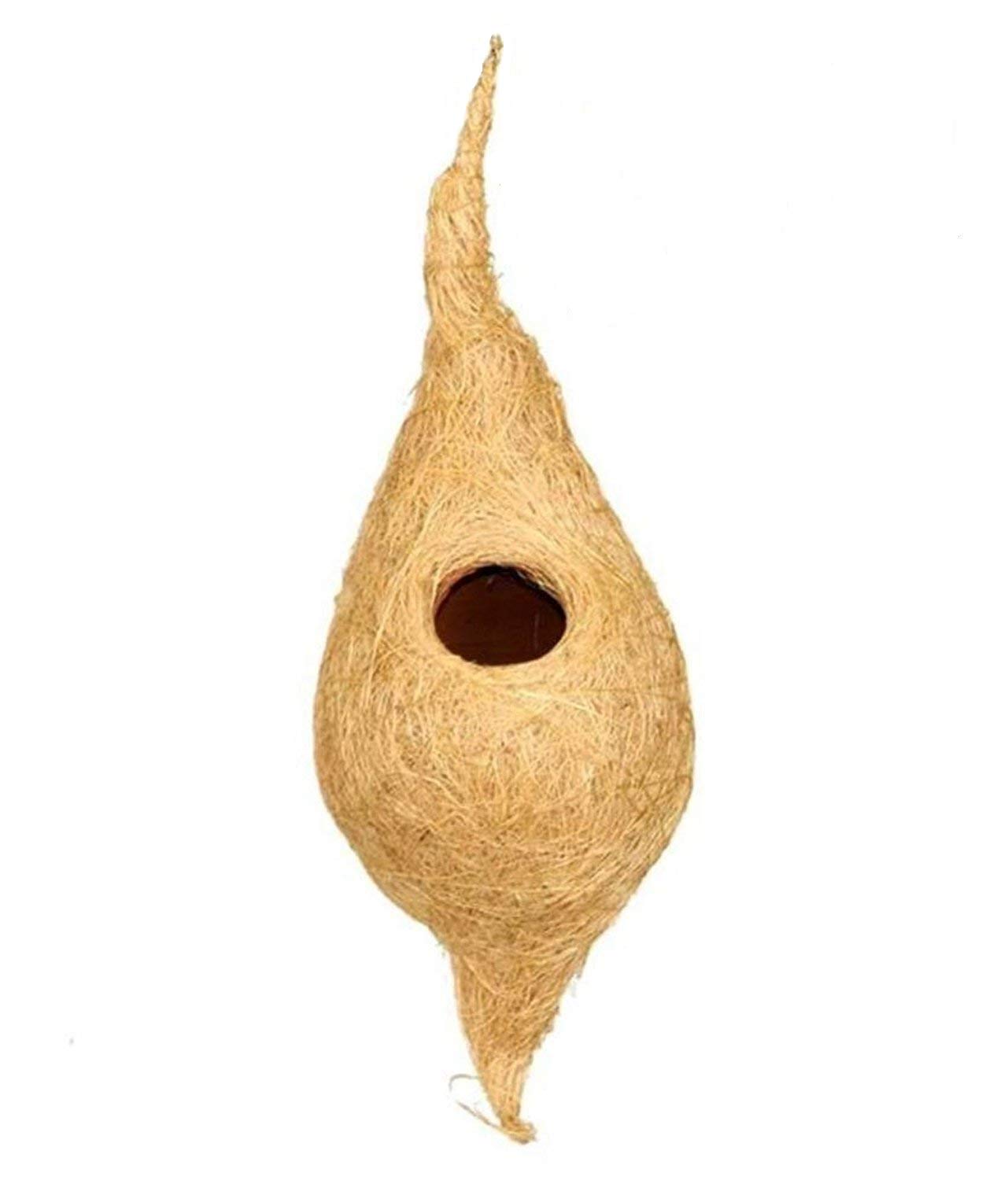 Foodie Puppies Imported Hanging Coconut Shell Bird Nest for Cage and Balcony Small Birds (B089N93JJB) Amazon Price History, Amazon Price Tracker