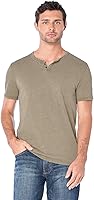 Lucky Brand Men's Venice Burnout Notch Neck T-Shirt - Soft Wash, Versatile Burnout Fabric Tee