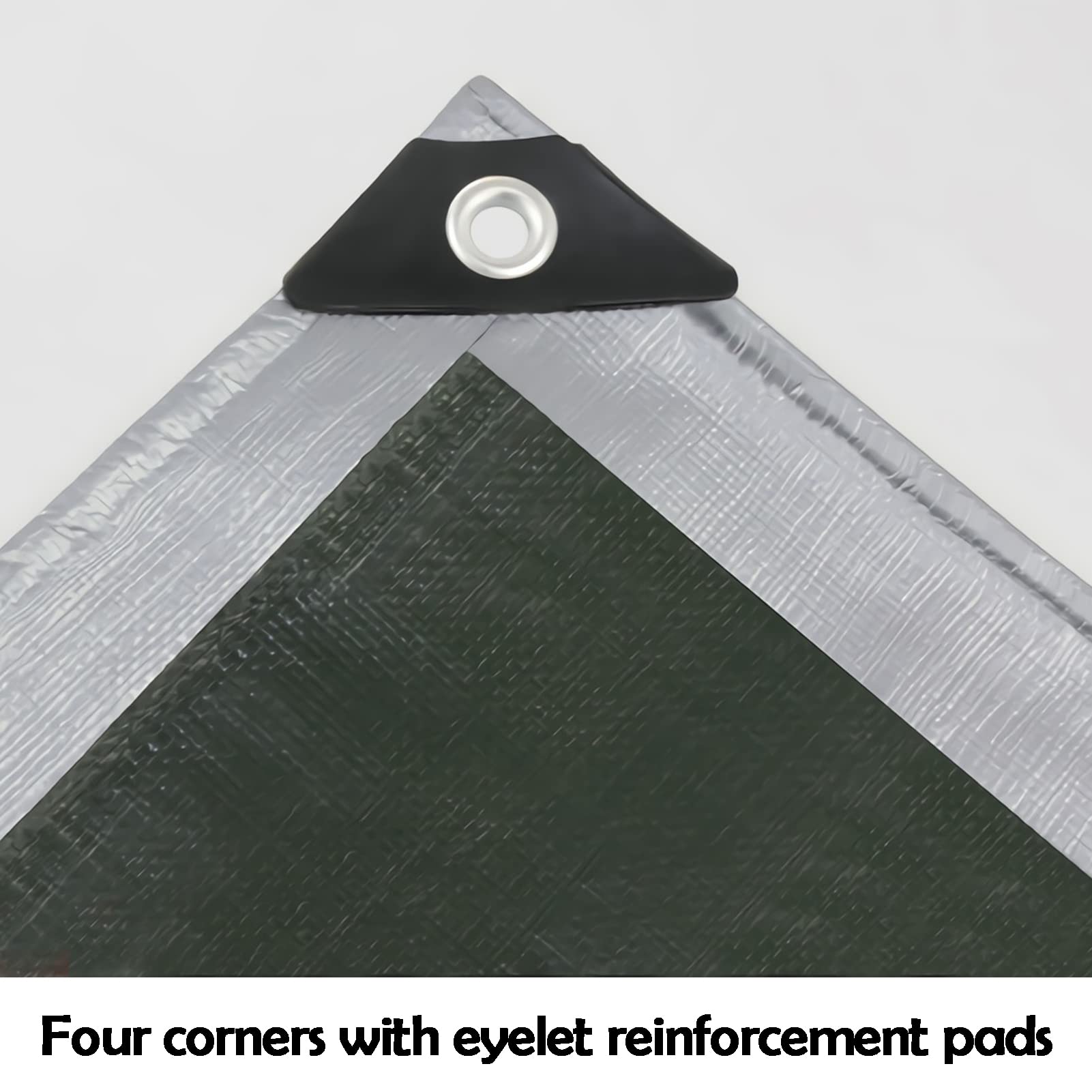 Telo Impermeabile per Esterno,Teloni Occhiellati,Telone per Coperture Antivento Antipioggia Antistrappo,in Vari Colori e Misure,per Barca,Auto,Piscina,140 g/m²,7x8m