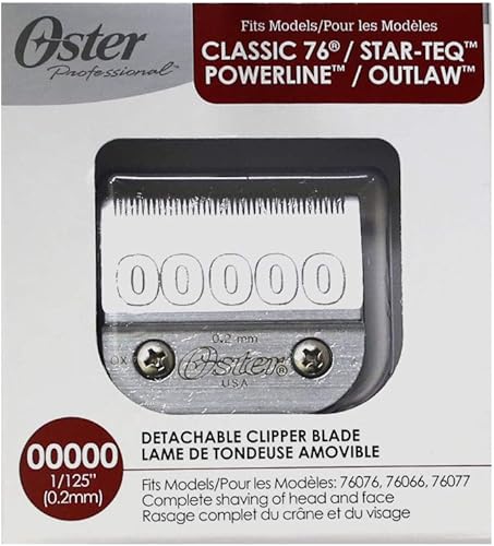 Oster Hoja de 0.008 in 00000 Tamaño 76918-006