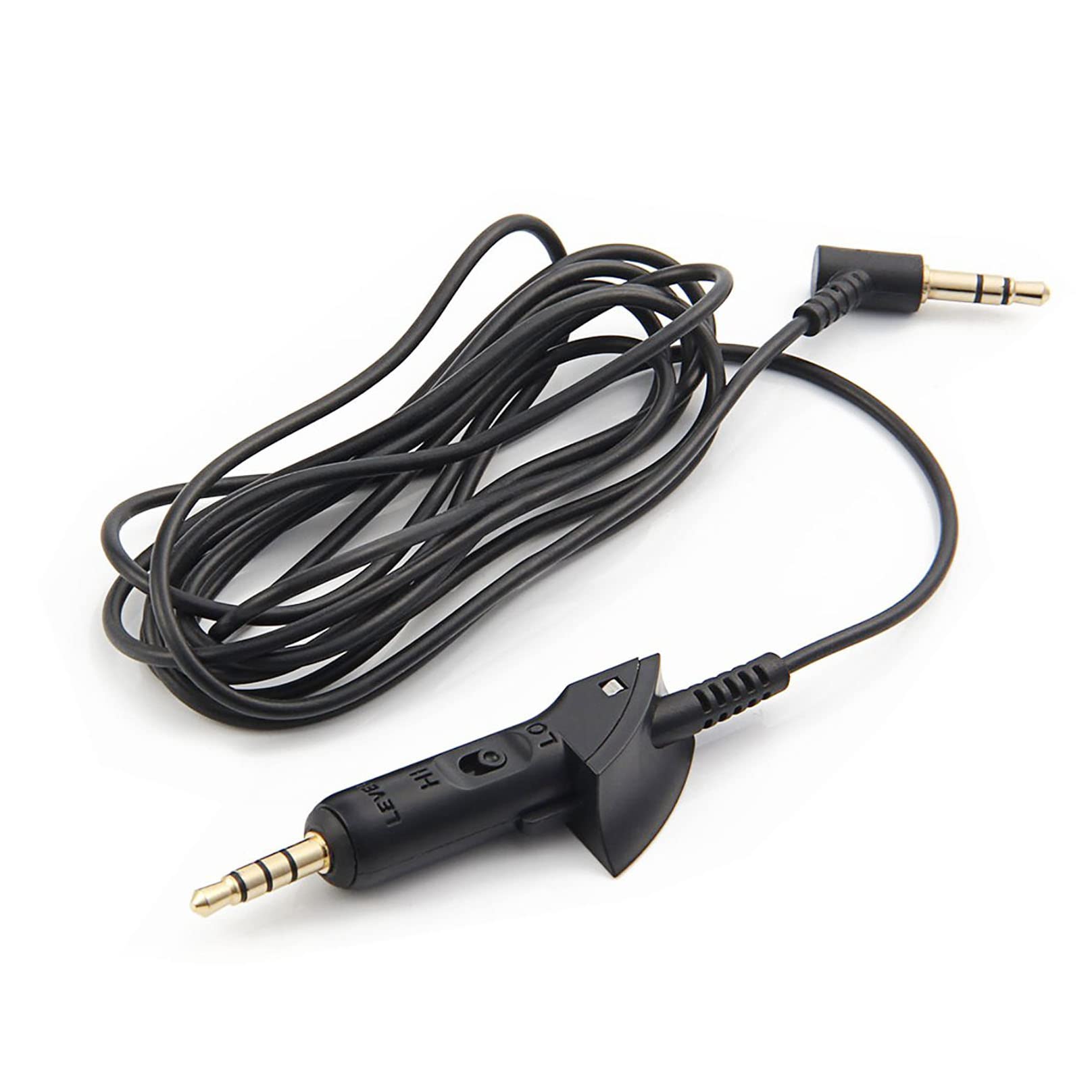 QC15 Replacement Audio Cable Cord Line Compatible with Bose QC15 QuietComfort 15 QC2 Headphones, Black, 4.6FT / 1.4m - Image 4