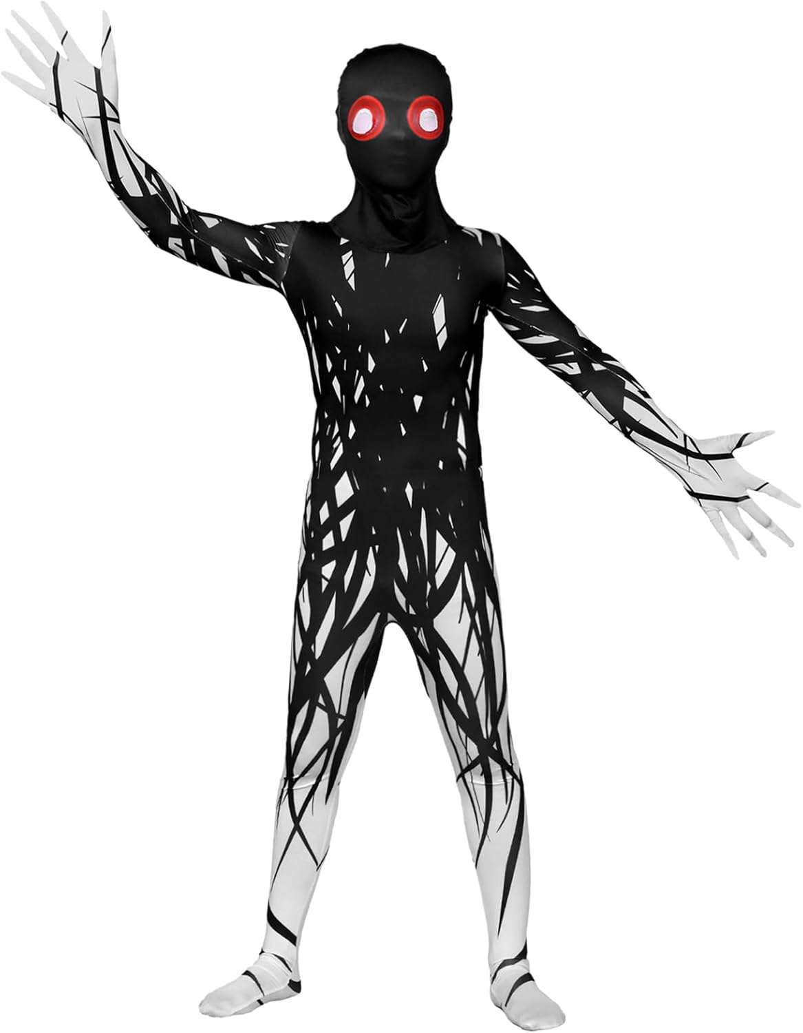 DreamJ Costume Kids,Scary Halloween Costume for Kids boys (Black, 130)