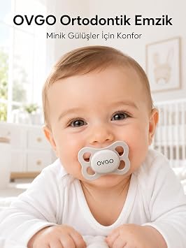 Silikon Ortodontik Emzik 0-6 Ay BPA İçermez