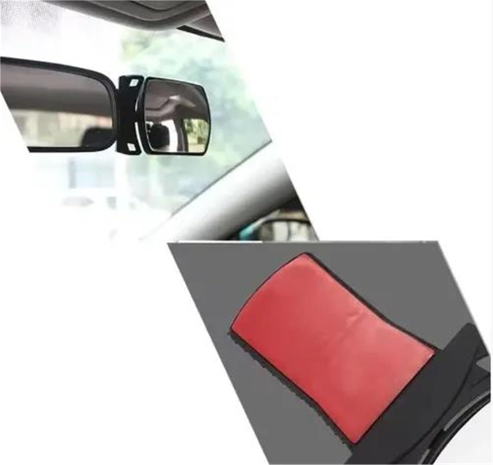 Rétroviseur Anti-reflets Rétroviseur Pour Grand Angle HD Avec Support Caméra Recul Multifonction Pour Intérieur Voiture Verre Ultra Transparent Miroir Auto Interieur