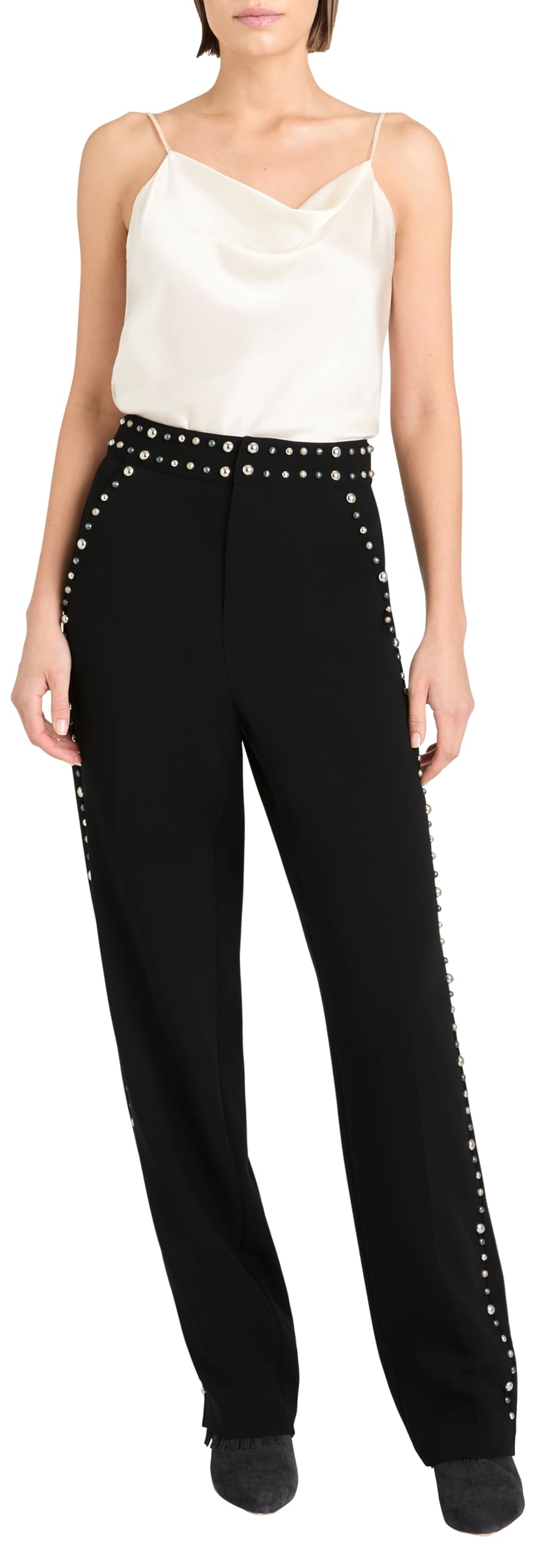 Cinq Sept Womens Studded Olga Pant