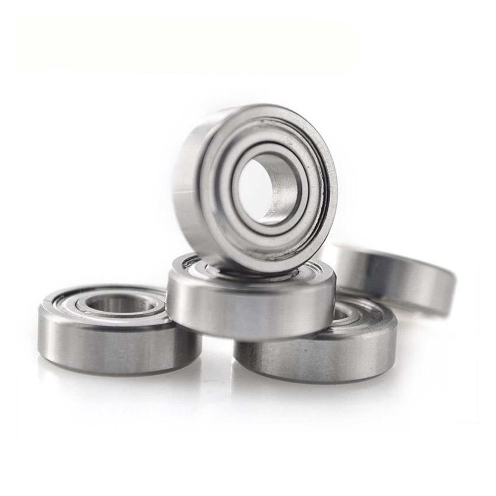 EBAUIWNNV 10pcs Bearing SS604ZZ 4x12x4 S604Z 604 440C Stainless Steel Bearings Resistant-Corrosion Deep Groove Ball Bearings