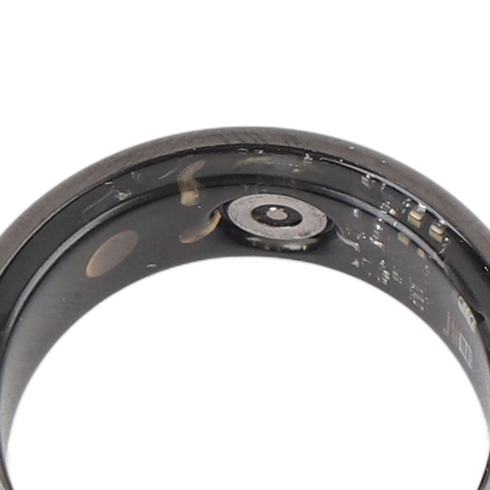 Yosoo Health Gear Smart Ring Fitness Tracker, Contapassi Bluetooth con Cardiofrequenzimetro, Anello Sanitario in Acciaio Inossidabile con Tolleranza All'acqua IP68, (13 ID: 22,2 mm/0,87 pollici,