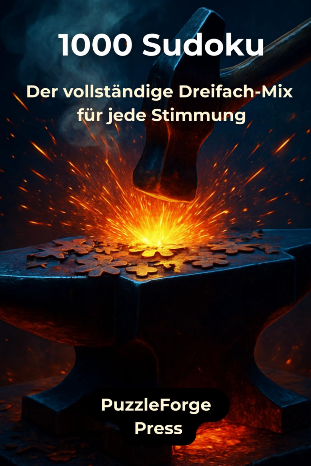 1000 Sudoku: Der vollständige Dreifach-Mix für jede Stimmung (PuzzleForge™ Sudoku Mix Schmiede-Reihe – Abwechslungsreiches Gehirntraining von leicht bis extrem)