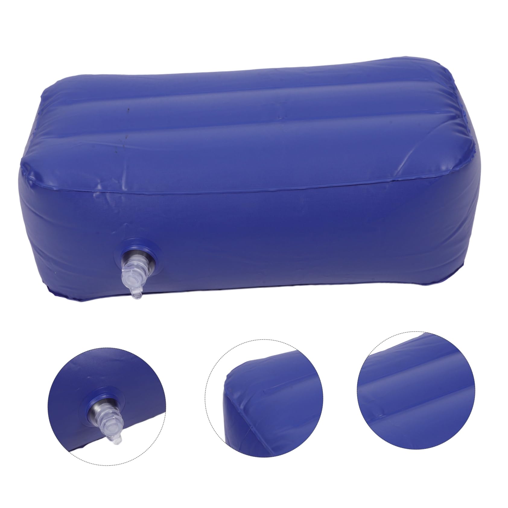WOONEKY Cuscino Gonfiabile per Esterni in Pvc Design Ergonomico Antiscivolo per Amanti degli Sport Acquatici e Attività di Drifting e Water Sports