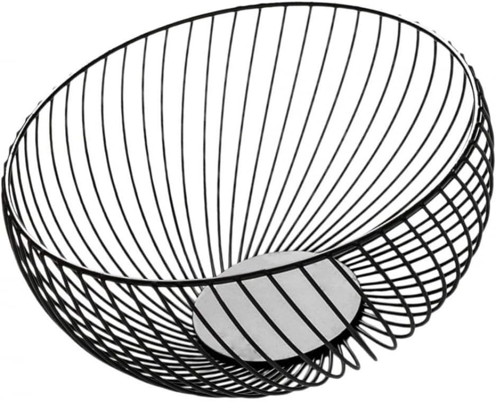 CNfhFRY fruit bowl， Wire Metal Vegetable Fruit Bowl Kitchen Counter Organizer for Bread Snack