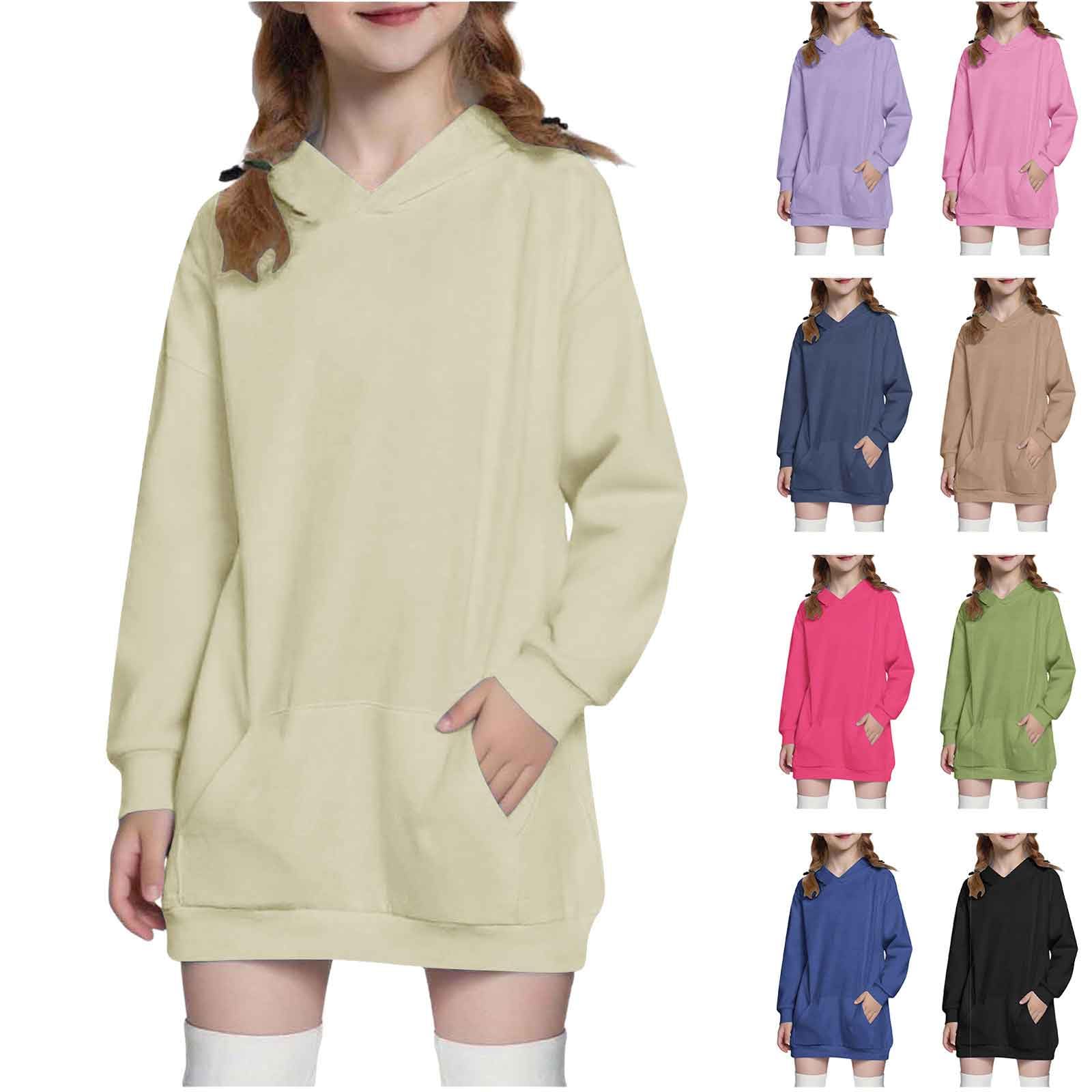 Kapuzenpullover Für Jungen – Mit Halbreißverschluss, Oversized, Baumwollmix, Für 5-16 Jahre, Mehrfarbig
