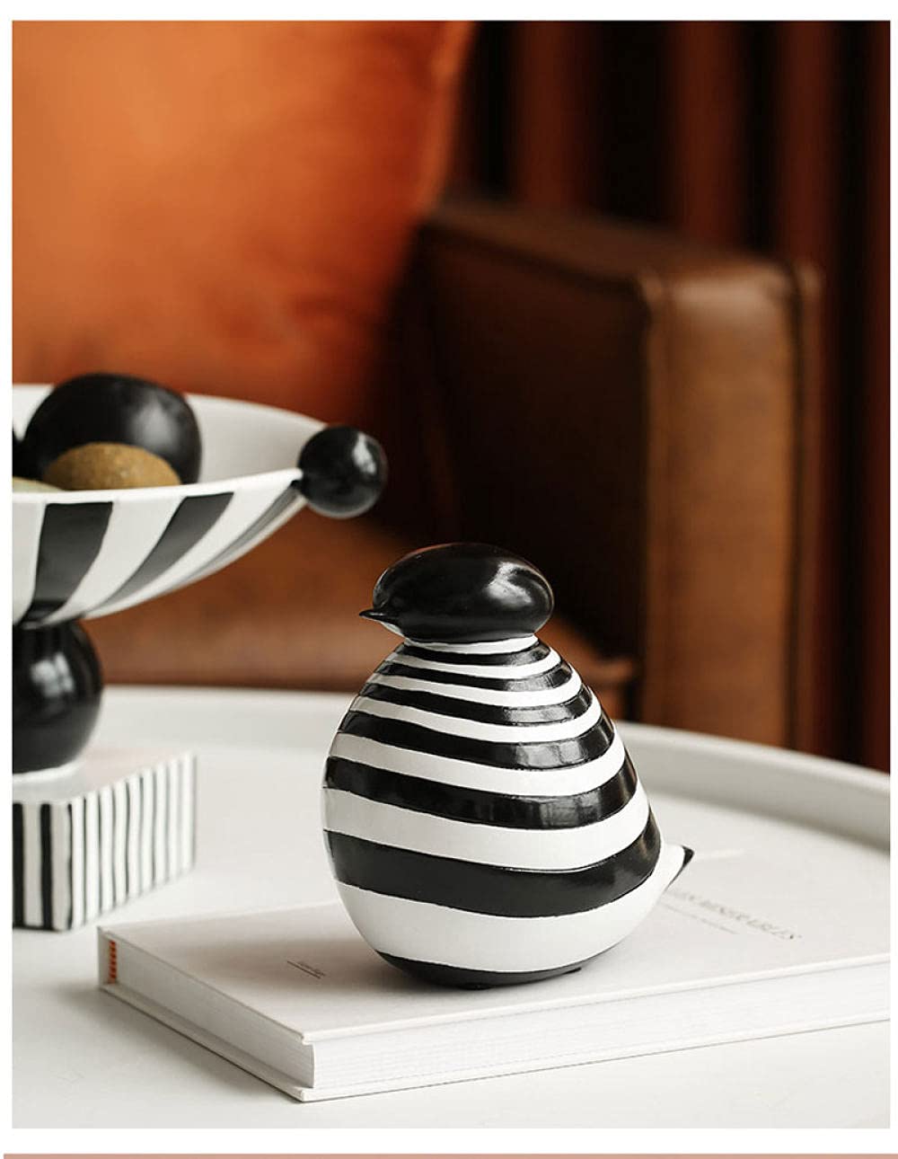 Figuras de Animales Creativas nórdicas, Escritorio, Sala de Estar, Entrada, decoración de Escritorio, gabinete de TV, gabinete de Vino, decoración del hogar, Manualidades, pájaro Blanco