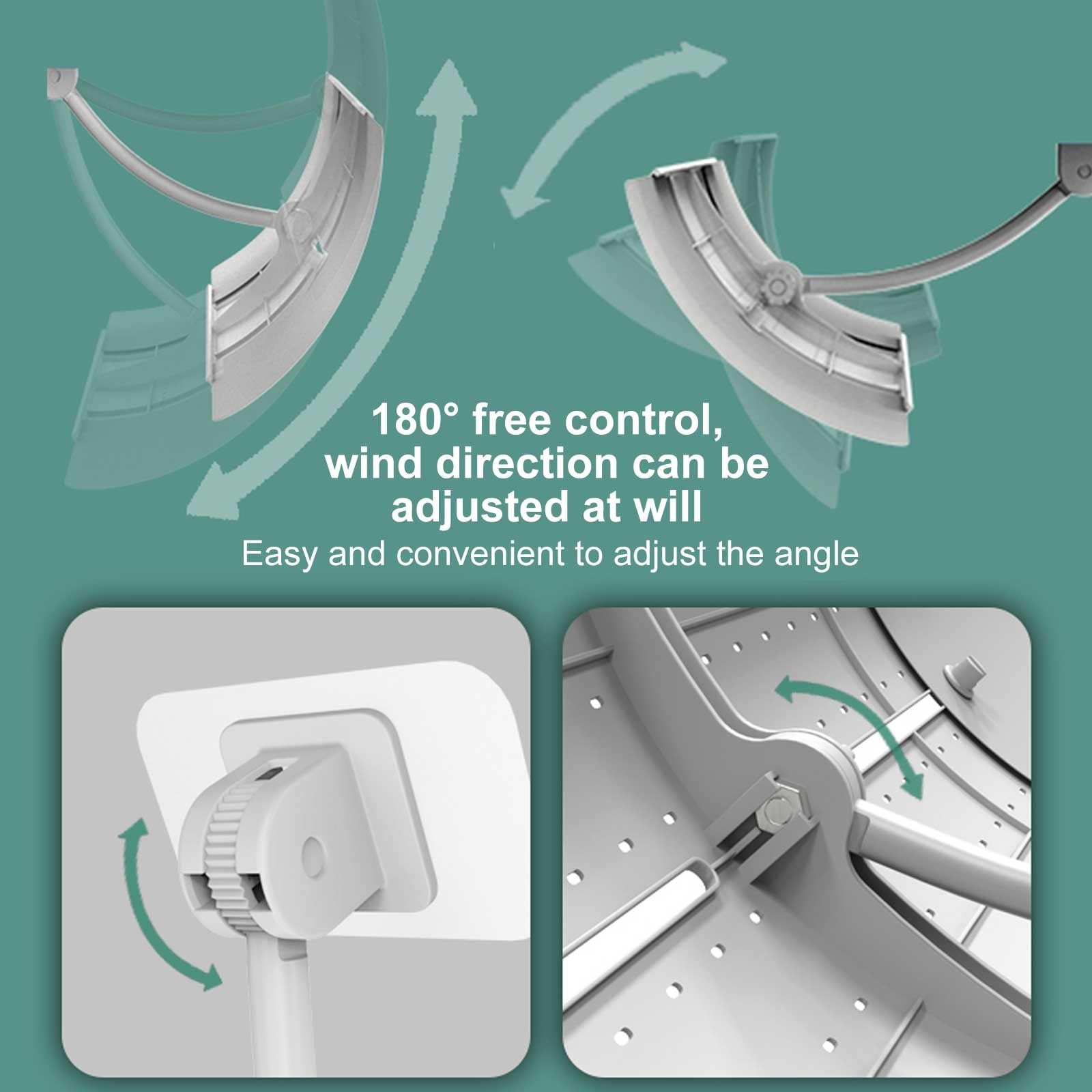 Deflettore Condizionatore Retrattile, Set da 4 Pezzi Deflettore Aria per Condizionatore da Soffitto, Deflettore di Sfiato per Registro e Griglia del Condizionatore d'Aria Centrale