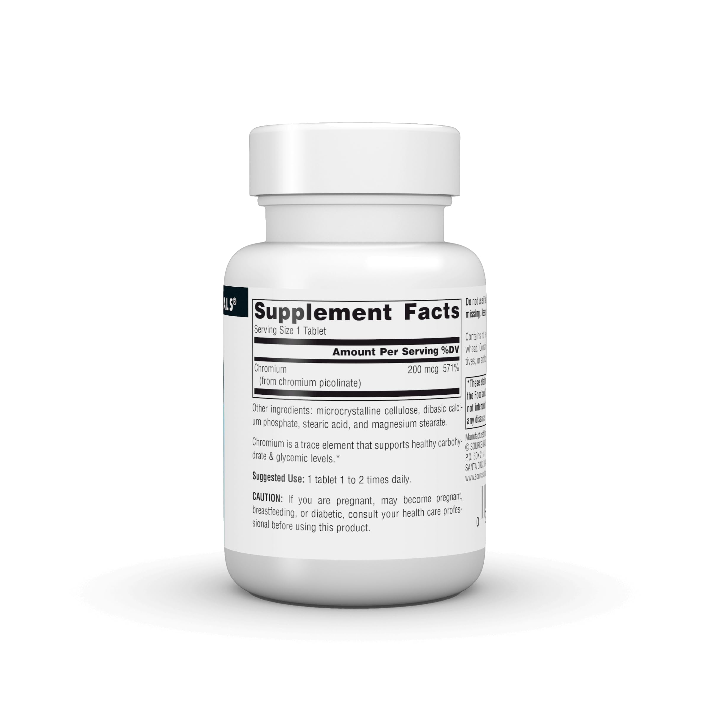 Source Naturals Chromium Picolinate 200 Mcg Tablet, 120 Count — Amazon image 3