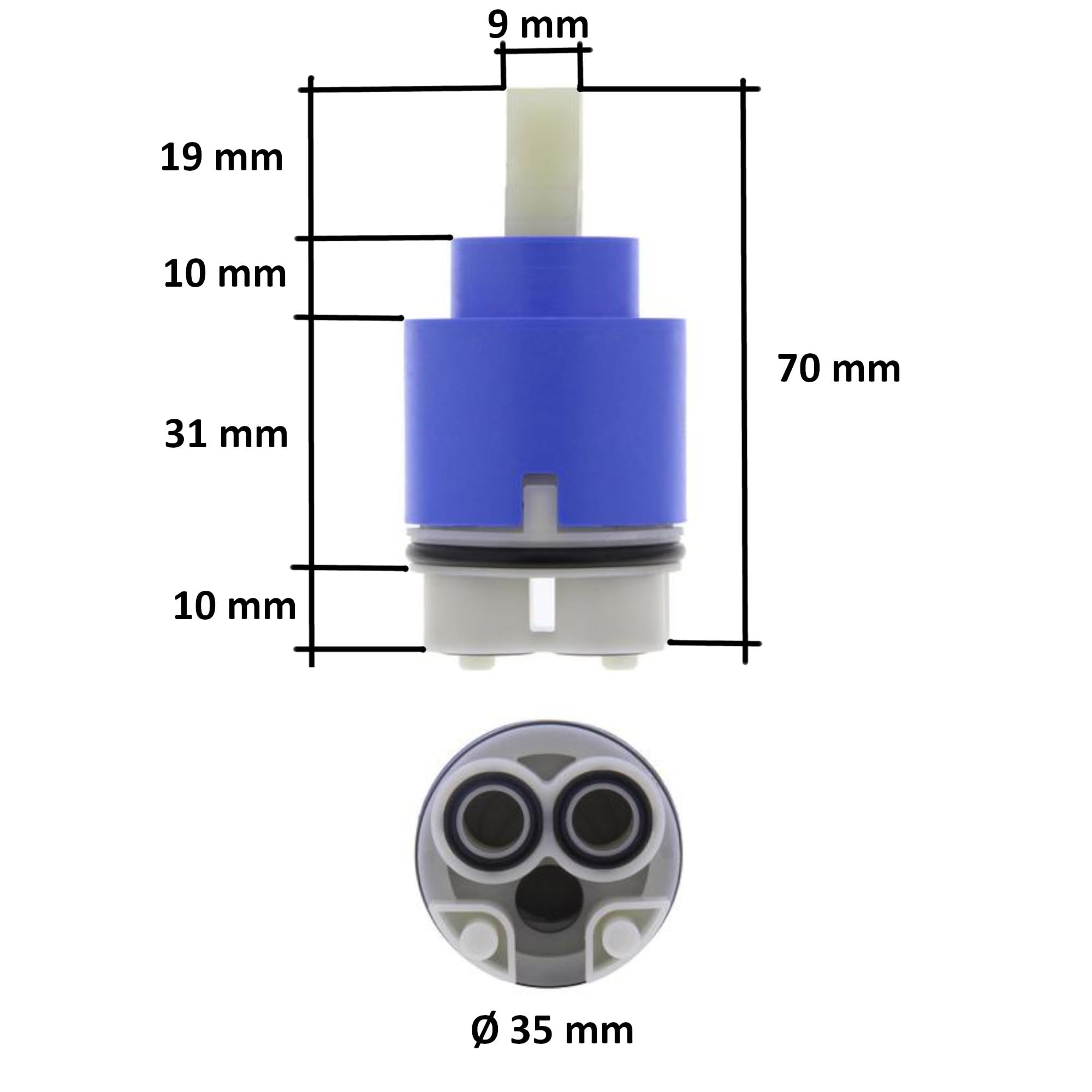 Blanco cartridge 35 mm, fontas II, jade-wt, Karia Wt, Master--S Professional, Merlo-Wt, Newa-WT1, Salza-Wt, trima filter - Image 2