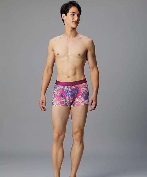 WACOAL MEN(ワコールメン) ボクサーパンツ 【レースボクサー】 フロント快適グラマラス 通気性 スカラ始末(裾部分) 前閉じ レース 下着 WT3826 - 2