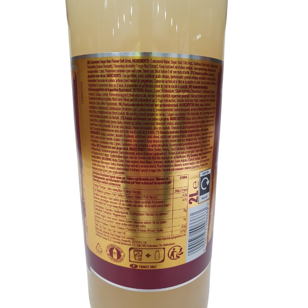 OLD JAMAICA - Bière au gingembre - 1 X 2 LTR