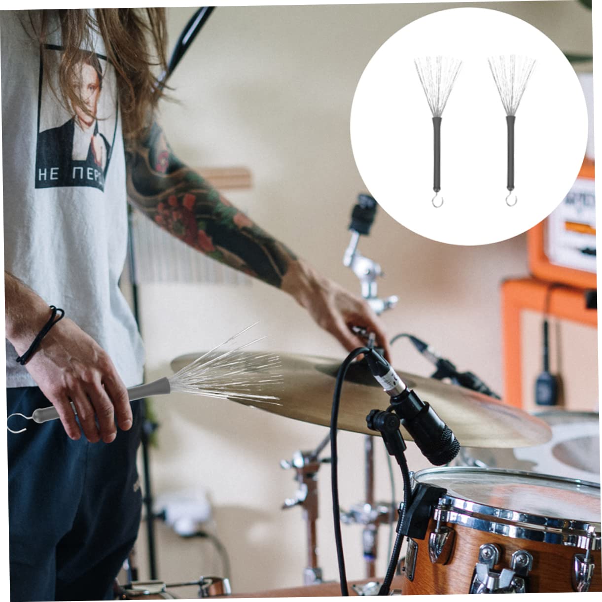 Jouet Musical Maillets De Xylophone En Caoutchouc - Lot De 4 (2 Noirs, 2 Blancs) - Poignée Bois - Enfants Et Débutants Baguettes Percussion Bois Enfants