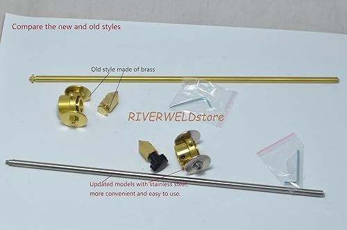 Miniatura 3 de RIVERWELD L-TEC PT-31 JG-40 WSD-LG40 PT-31 Cortador de plasma Accesorios de antorcha de corte de antorcha Rodillo de círculo Brújula de rueda de guía